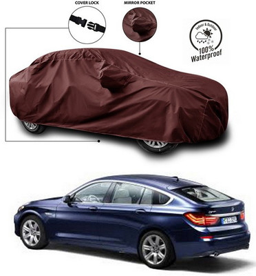 SEBONGO Car Cover For BMW 5 Series GT (With Mirror Pockets)(Maroon)