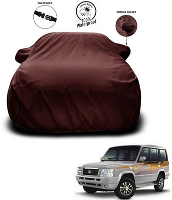 ANTHUB Car Cover For Tata Sumo Gold (With Mirror Pockets)(Maroon)