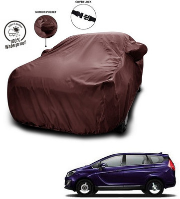 SEBONGO Car Cover For Mahindra Marazzo (With Mirror Pockets)(Maroon)