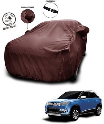 SEBONGO Car Cover For Maruti Suzuki Grand Vitara (With Mirror Pockets)(Maroon)