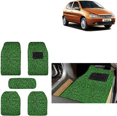 Rhtdm PVC Standard Mat For  Tata Indica(Green, Black)
