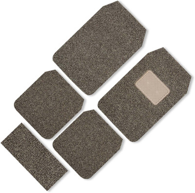 GoMechanic PVC Standard Mat For  Universal For Car(Beige, Brown)