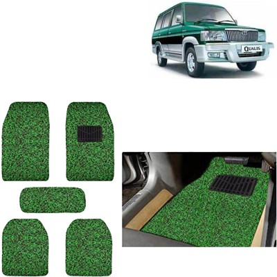 aksmit PVC Standard Mat For  Toyota Qualis(Green, Black)