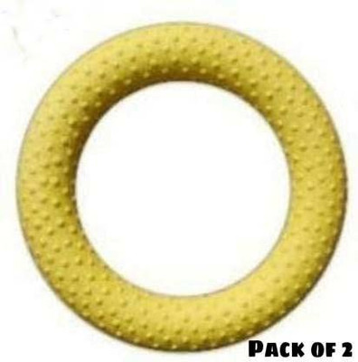 Ankaro Tennikoit rubber Dotted griper ring yellow pack of 4 Rubber Tennikoit Ring(Pack of 2)