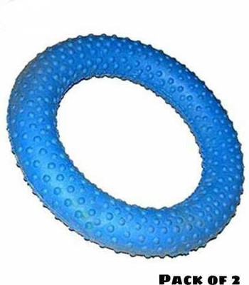 Ankaro Tnnikoit rubbr Dottd gripr ring blu pack of 2 Rubber Tennikoit Ring(Pack of 2)