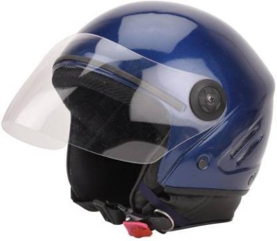 BThelmet TRACK ISI HELMET-BLUE Motorbike Helmet (Blue) Motorbike Helmet(Blue)