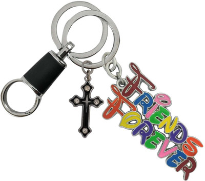 SHOKY LOOKS Latest design colour full friends forever with Jesus Cristian god and high quality hanging hook. Your special one Gift, Girl, Boy, Men, Women, Friend, Key Chain