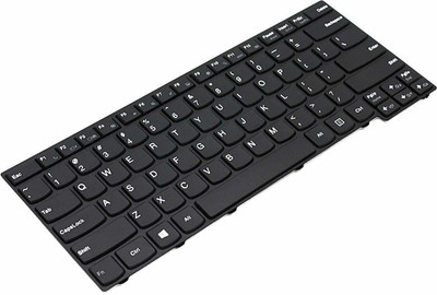 TechSonic Laptop Keyboard For Lenovo E40-70 E40-30 E40-45 E40-80 E40-81 E41-70 E41-80 Internal Laptop-size Laptop Keyboard Compatible with Desktop, Laptop, Mac(Black)