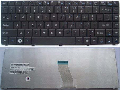 TechSonic Acer Emachine D720 D725 D520 D525 E520 E720 Aspire 4332 4732 4732Z Laptop Keyboard Replacement Key