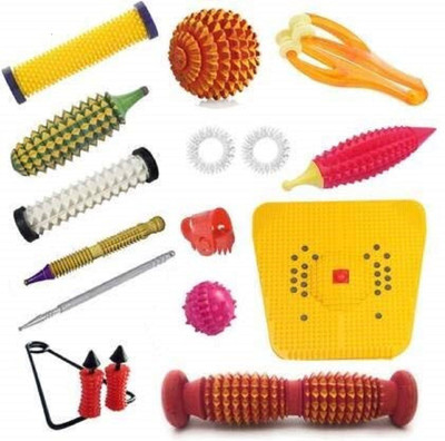 Acs B08P4B61G2 Acupressure Combo Kit set of 15 Massager(Multicolor)