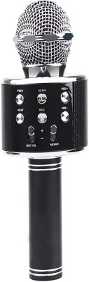 bhawnah WS-858 Wireless with Speaker (Bluetooth Speaker) WS-858 Wireless Handheld speaker (Black) WIRELESS(Black)