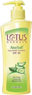 LOTUS HERBALS Aloe Soft Daily Body Lotion SPF-20 (250ML)(250 ml)