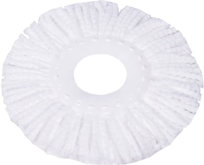 SAKEXA Pack of 1 Floor Cleaning Spin Mop Microfiber Refill 003 Refill(White)