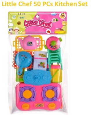 SANJARY Little Chef Cookware Pretend Kitchen Play Set Toy for Kids
