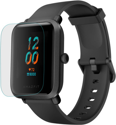 FCS Screen Guard for Edge To Edge Full Screen Coverage Flexible Watch Screen Protector for Huami Amazfit Bip S(Pack of 2)