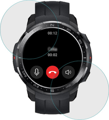 FCS Screen Guard for Edge To Edge Full Screen Coverage Flexible Watch Screen Protector for HONOR Watch GS Pro(Pack of 2)