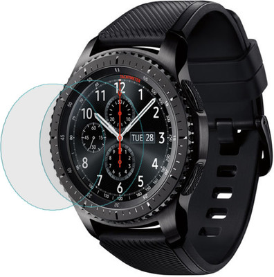 FCS Screen Guard for Edge To Edge Full Screen Coverage Flexible Watch Screen Protector for Samsung Gear S3 frontier(Pack of 2)