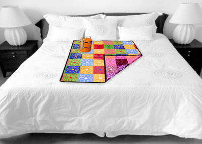 JMT Square Pack of 1 Table Placemat(Multicolor, PVC)