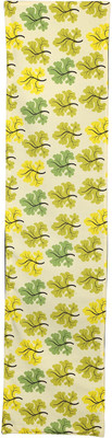 Alina decor Yellow 147 cm Table Runner(Polyester)