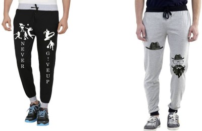 WellFitLook Printed Men Multicolor Track Pants