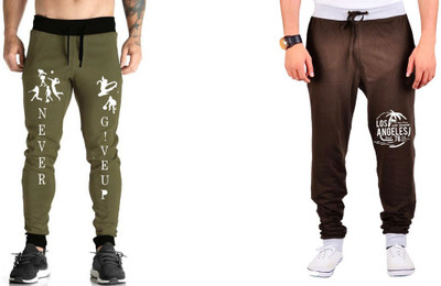 WellFitLook Printed Men Multicolor Track Pants