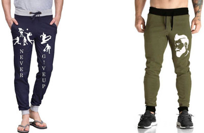 WellFitLook Printed Men Multicolor Track Pants