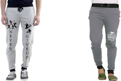 WellFitLook Printed Men Multicolor Track Pants