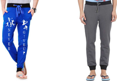 WellFitLook Printed Men Multicolor Track Pants