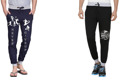 WellFitLook Printed Men Multicolor Track Pants