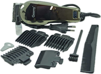 Geemy GM-1030 Trimmer 0 min  Runtime 4 Length Settings(Gold)