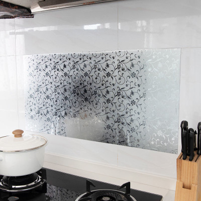 Vpllex Foils Decorative Silver Wallpaper(L x W: 200 cm x 60 cm)