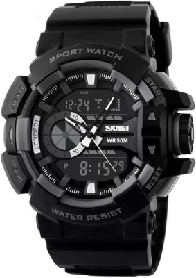 SKMEI SZ1117BLK Analog Digital Watch For Men SKMEI Wrist Watches