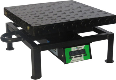 ACTIVA 50KG WEIGHT MACHINE,REAR DISPLAY WEIGHT MACHINE FOR SHOP,MS 5G MINIMUM Weighing Scale(Black)