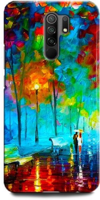 INDICRAFT Back Cover for POCO M2 PAINTING, GIRL, ABSTRACT ART, LOVE, GIRL AND BOY(Multicolor, Hard Case, Pack of: 1)