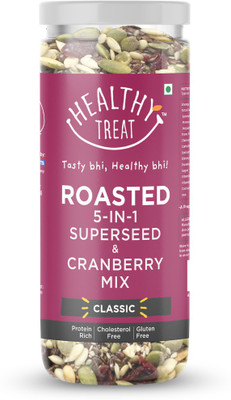 Healthy Treat Roasted 5 in 1 Superseed Mix with Cranberry 150gm Mixed Seeds(150 g)