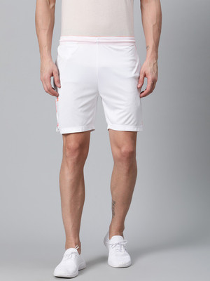 24 OFF on DIDA Solid Men White Sports Shorts on Flipkart