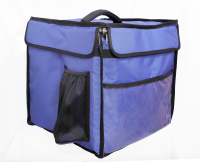 Quaffor Royal blue 14 inch food/pizza/cake delivery backpack 35 LTR Waterproof Backpack(Blue, 35 L)