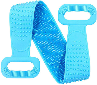 Svello Silicon Bath Body Scrubber, Double-Sided Body Back Scrubber For Men & Women