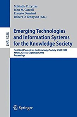 Emerging Technologies and Information Systems for the Knowledge Society(English, Paperback, unknown)
