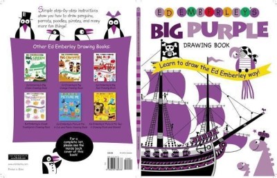 Ed Emberley's Big Purple Drawing Book(English, Paperback, Emberley Ed)