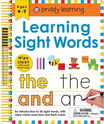 Wipe Clean: Learning Sight Words(English, Spiral bound, Priddy Roger)