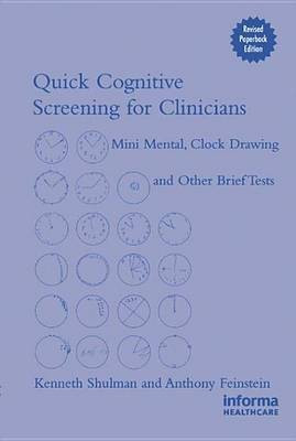 Quick Cognitive Screening for Clinicians(English, Electronic book text, Shulman Kenneth I.)