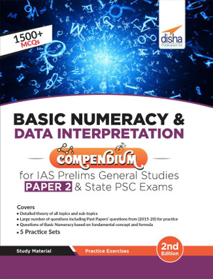 Basic Numeracy & Data Interpretation Compendium for IAS Prelims General Studies Paper 2 & State PSC Exams 2nd Edition(Paperback, Disha Experts)