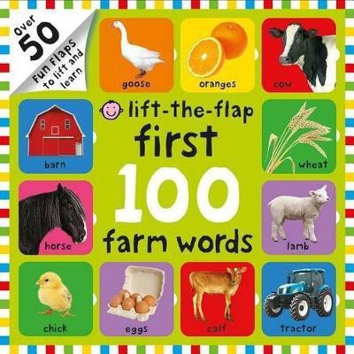 First 100 Lift the Flap Farm Words(English, Board book, Priddy Roger)