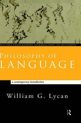 Philosophy of Language(English, Hardcover, Lycan William G.)
