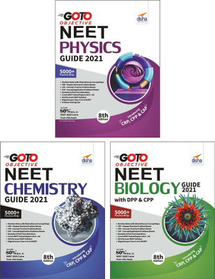 Crack GO TO Objective NEET 2021 Physics, Chemistry & Biology (set of 3 books) 8th Edition(Paperback, Disha Experts)