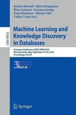 Machine Learning and Knowledge Discovery in Databases(English, Paperback, unknown)