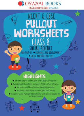 Oswaal Ncert & Cbse Pullout Worksheets Class 8 Social Science Book (for March 2021 Exam)(English, Paperback, unknown)