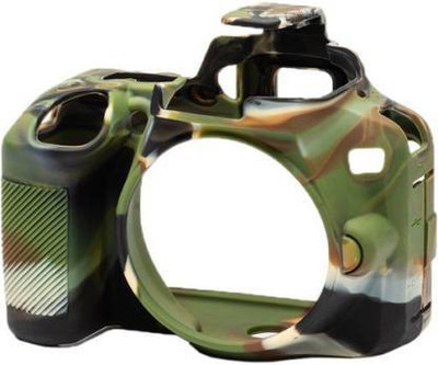 Onkliq Silicon Rubber Camera Case/Cover For Model D3500  Camera Bag(army print)