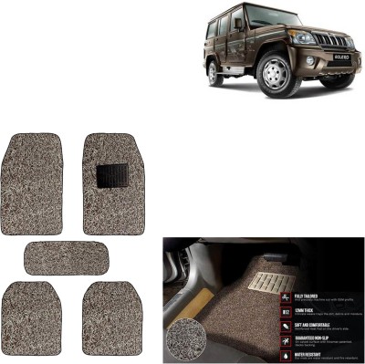 Rhtdm PVC Standard Mat For  Mahindra Bolero(Beige, Brown)